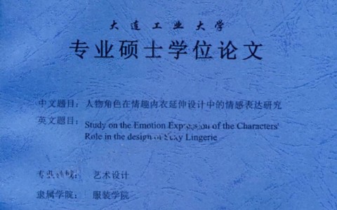 硕士论文研究情趣内衣，有什么问题？