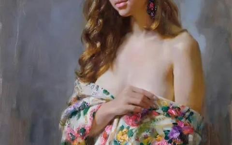 安娜·玛丽诺娃，油画女性视角下的柔和与典雅