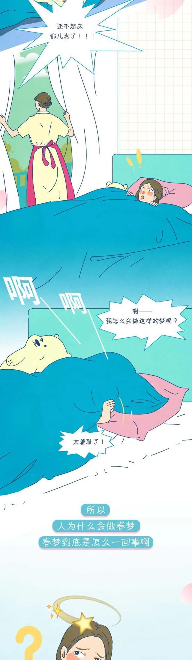 漫画揭秘：为什么晚上会做“春梦”？和白天的想法有关系吗？