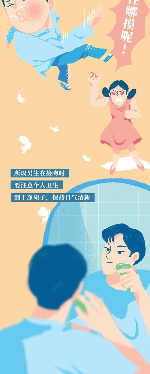 情侣接吻时，你有过浑身“发软”的现象吗？女生：我害羞