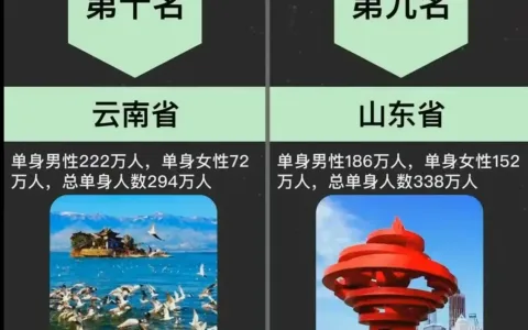 全国单身(男女)最多的是哪个省丨调查